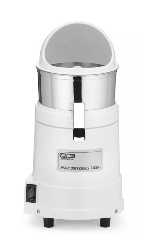 Elektrický odšťavovač s ochranou proti špliechaniu, Waring, Biela, 230V/375W, 254x254x(H)495mm