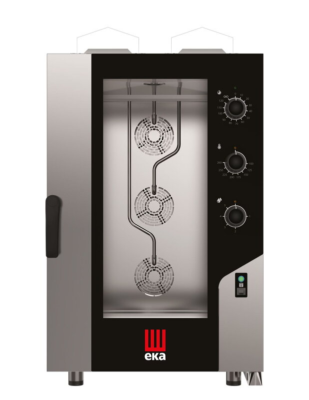 Konvektomat Millennial Smart Gastro, 11× GN 1/1 – elektronicko-mechanické ovládanie, plynová, Tecnoeka, 230V/700W, 17500kW, 730x855x(H)1231mm Konvektomat Millennial Smart Gastro, 11× GN 1/1 – elektronicko-mechanické ovládanie, plynová, Tecnoeka, 230V/700W, 17500kW, 730x855x(H)1231mm