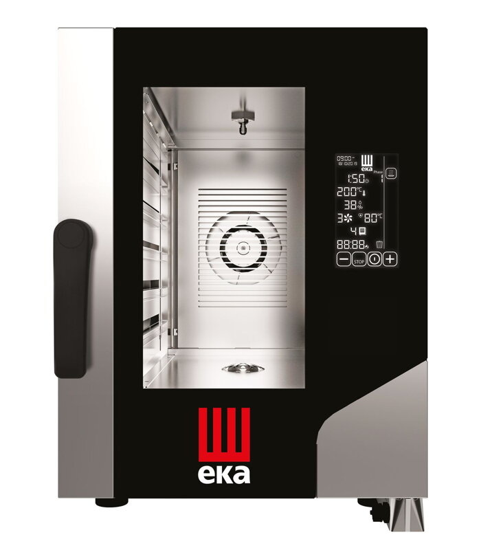 Konvektomat Millennial Black Mask Gastro Compact 6x GN 1/1, elektrická, elektronické ovládanie, Tecnoeka, 400V/7800W, 500x930x(H)700mm