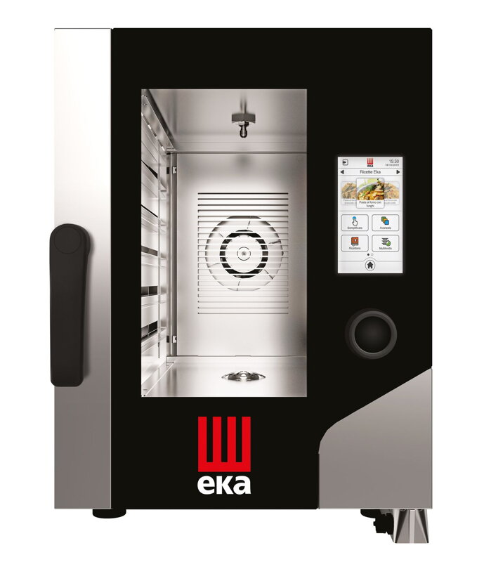 Konvektomat Millennial Touch Screen Gastro Compact 6x GN 1/1, elektrická, elektronicky riadená, Tecnoeka, 400V/7800W, 500x930x(H)700mm