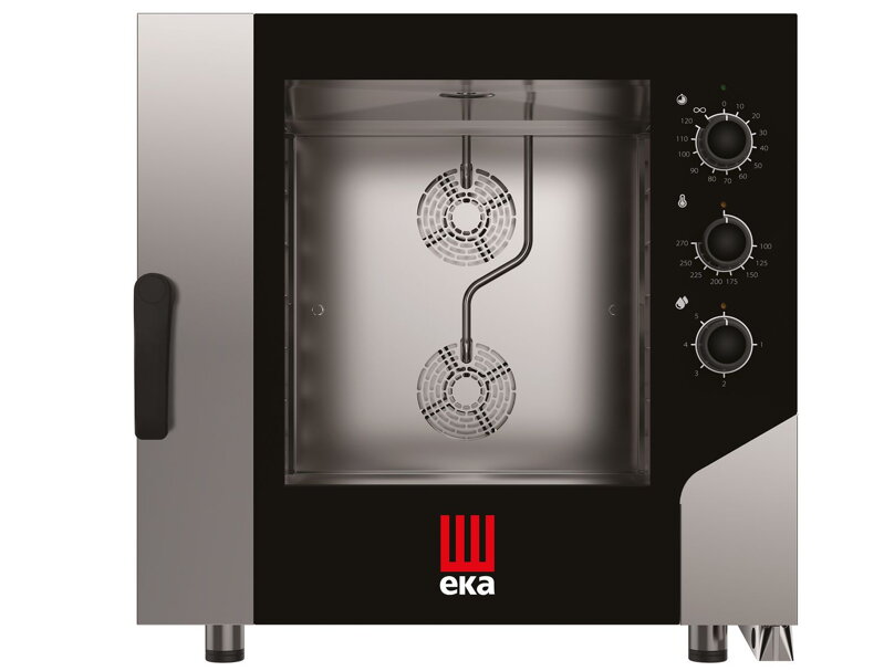 Konvektomat Millennial Smart Bakery pre cukrárenský a pekárenský priemysel 6× 600×400 mm – elektrická, elektronické ovládanie, Tecnoeka, 400V/10400W, 850x1041x(H)850mm