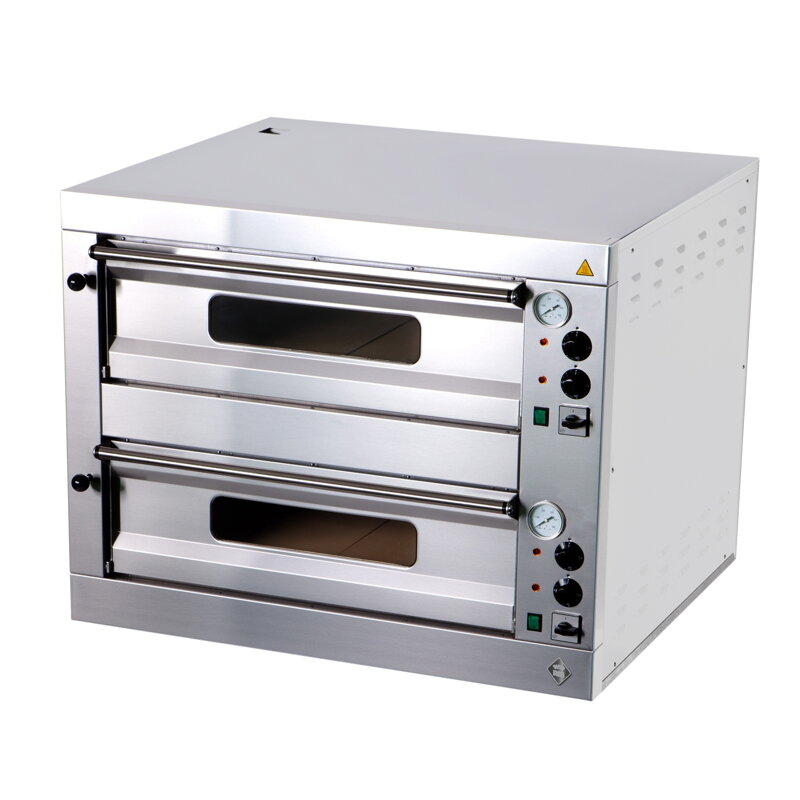 Pizza pec 2x4, celošamot., mechan. teplomer